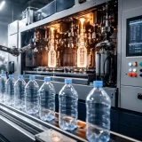 Blow Moulding Machine in India operating in a high-tech factory, showcasing automated plastic bottle production and advanced Blow Moulding India packaging solutions