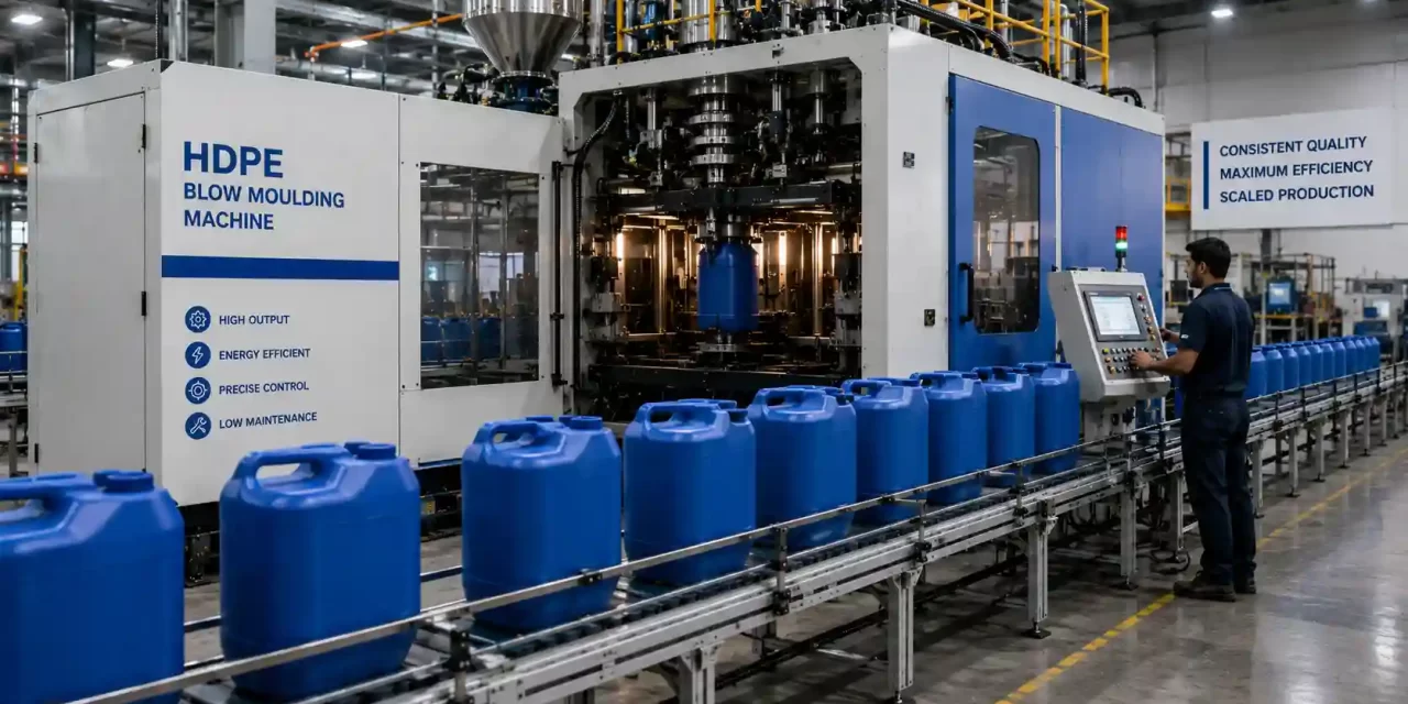 How HDPE Blow Moulding Machine Manufacturers Help Businesses Scale Production
